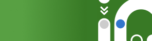 Baner w kolorze zielonym