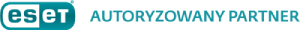 Odznaka poświadczająca oficjalne partnerstwo firmy home.pl w sprzedaży licencji ESET: "ESET - Autoryzowany Partner".
