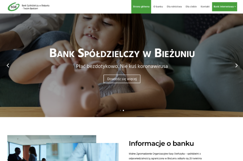 Strona Bank Spółdzielczy