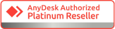Odznaka partnerska dla home.pl "AnyDesk Authorized Platinum Reseller"