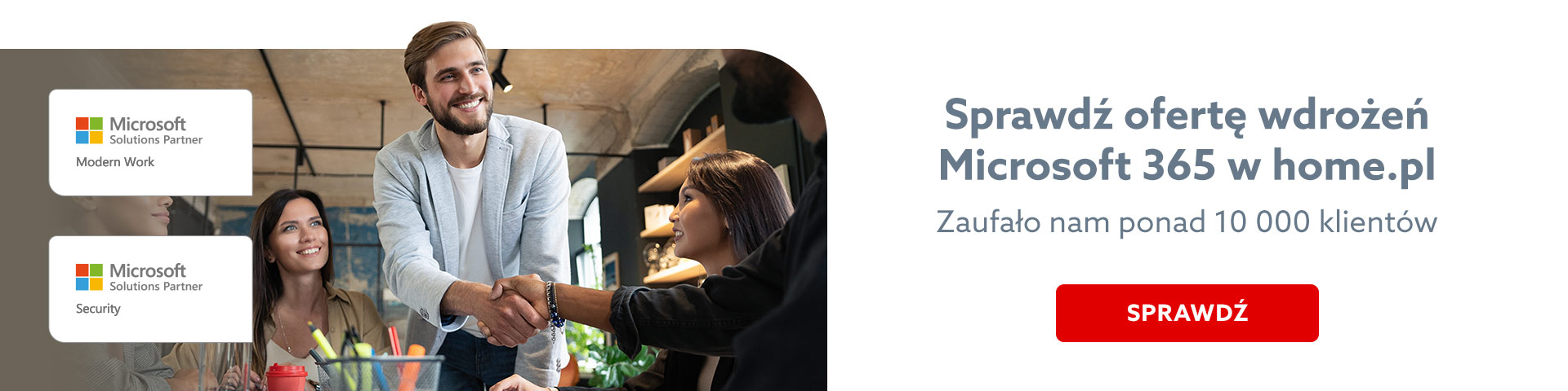Microsoft 365 z pomocą home.pl – 8 lat doświadczenia we wdrożeniach. Sprawdź szczegóły