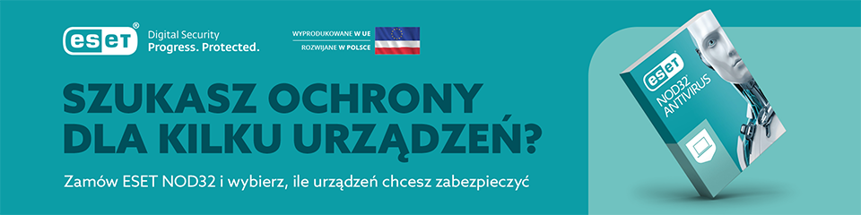 Szukasz ochrony dla kilku urządzeń? Sprawdź ESET NOD32 Antivirus